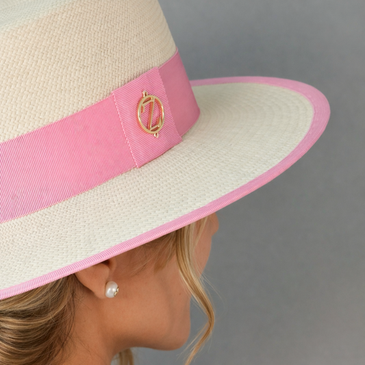 PAULINA Cordobes Panama hat - sophisticated close up showcasing handwoven Montecristi craftsmanship and Cordobes silhouette
