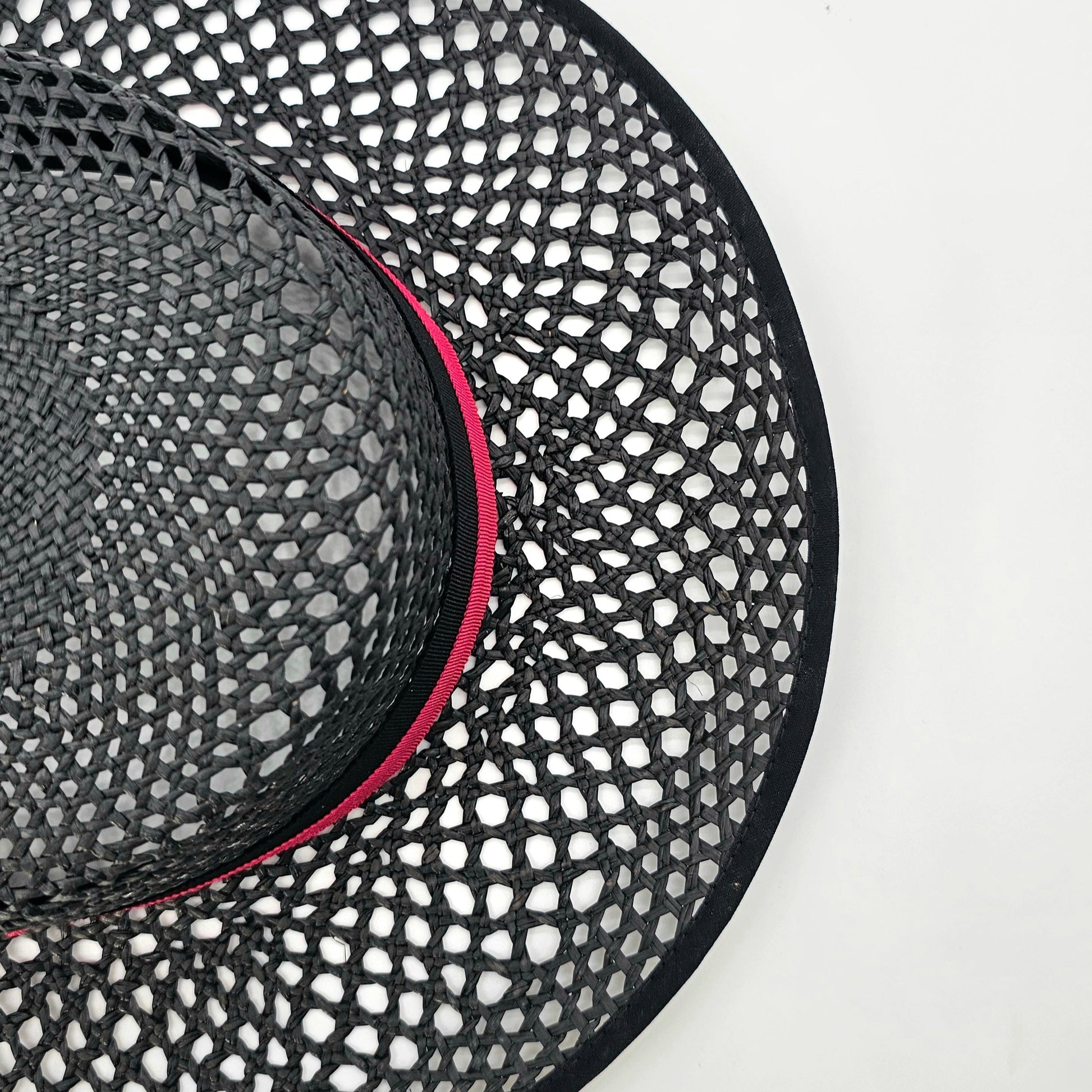Details of intricate Cuenca open-weave MIA hat