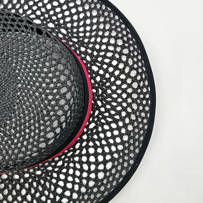 Details of intricate Cuenca open-weave MIA hat