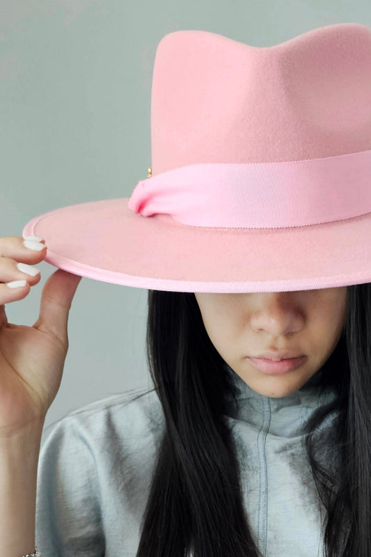 Front view highlighting premium Australian wool and classic design