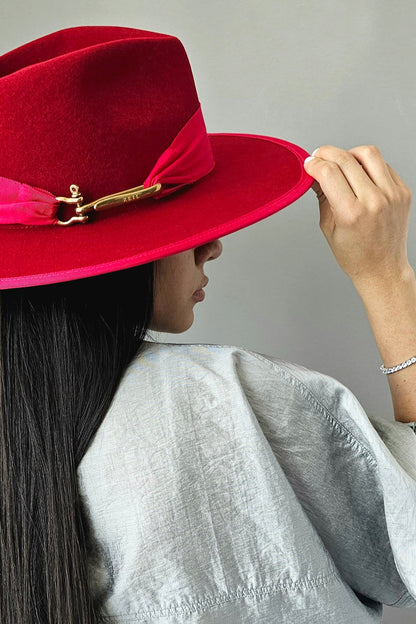 Close-up detail showcasing luxury brass zeil  logo 