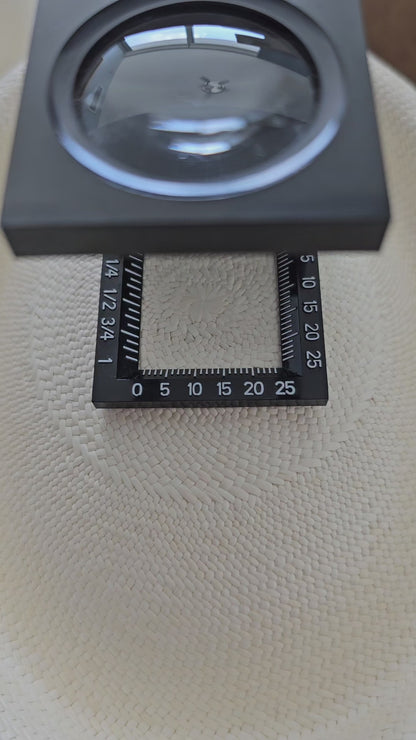 Close up of the crown's Rosette/Plantilla